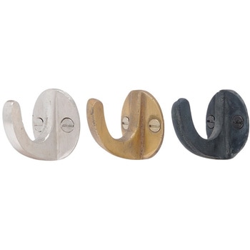 GALLUP(ギャラップ) Brass Products シングル フック 4個セット #Silver 35 x 25 670-69 Brass Products(ブラス・プロダクツ)