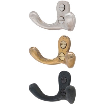GALLUP(ギャラップ) Brass Products ダブル フック 4個セット #Silver 55 x 33 670-70 Brass Products(ブラス・プロダクツ)