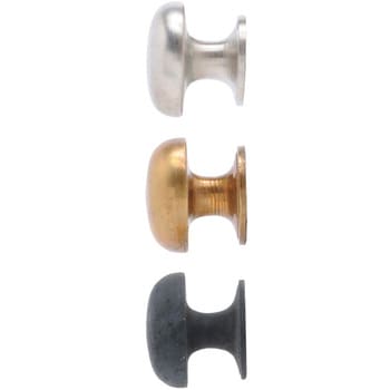 GALLUP(ギャラップ) Brass Products キャビネット ノブ 4個セット #Black W25 x H22 670-71 Brass Products(ブラス・プロダクツ)