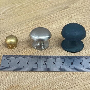 GALLUP(ギャラップ) Brass Products キャビネット ノブ 4個セット #Black W25 x H22 670-71 Brass Products(ブラス・プロダクツ)