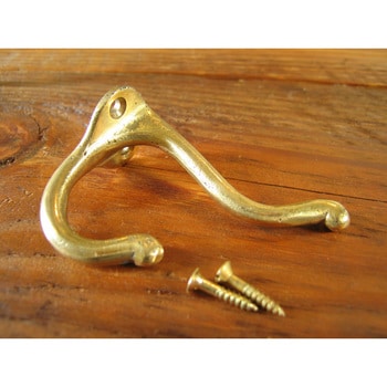GALLUP(ギャラップ) Brass Products スクールハウス コートフック 4個セット #Gold 7505-09 Brass Products(ブラス・プロダクツ)