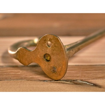 GALLUP(ギャラップ) Brass Products ダブル エイコーン フック 4個セット #Silver 7505-10 Brass Products(ブラス・プロダクツ)