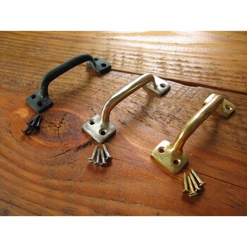 GALLUP(ギャラップ) Brass Products アーチド キャビネット プル 4個セット #Silver 7505-17 Brass Products(ブラス・プロダクツ)
