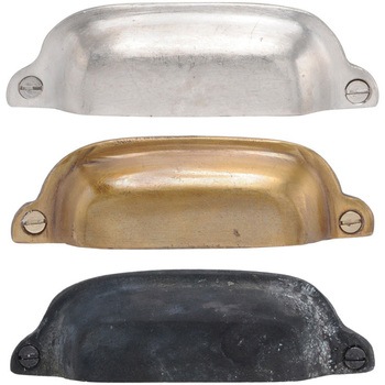 GALLUP(ギャラップ) Brass Products シンプル ビン プル 4個セット #Gold 7505-25 Brass Products(ブラス・プロダクツ)