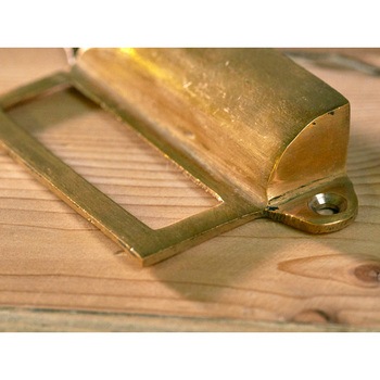 GALLUP(ギャラップ) Brass Products カードホルダー ビン プル 4個セット #Gold 7505-26 Brass Products(ブラス・プロダクツ)