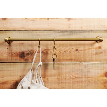 GALLUP(ギャラップ) Brass Products パイプフック 4個セット #Black 7505-52 Brass Products(ブラス・プロダクツ)