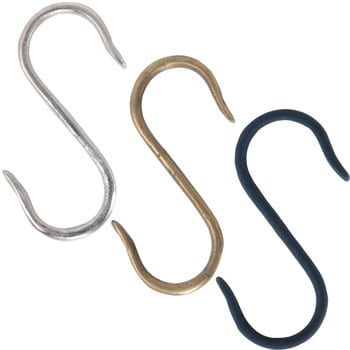 GALLUP(ギャラップ) Brass Products キャスト Sフック 4個セット #Gold 7505-56 Brass Products(ブラス・プロダクツ)