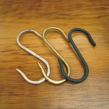 GALLUP(ギャラップ) Brass Products キャスト Sフック 4個セット #Gold 7505-56 Brass Products(ブラス・プロダクツ)