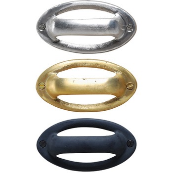 GALLUP(ギャラップ) Brass Products オーバル バックル プル 4個セット #Gold 7505-62 - Brass Products(ブラス・プロダクツ)
