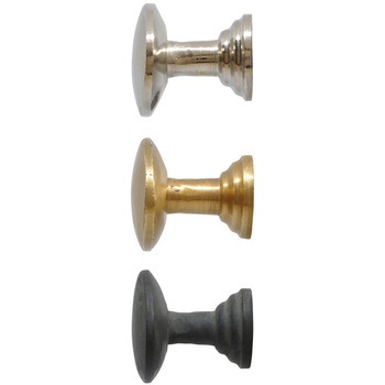 GALLUP(ギャラップ) Brass Products オーバル キャビネット ノブ 4個セット #Black 7505-63 Brass Products(ブラス・プロダクツ)