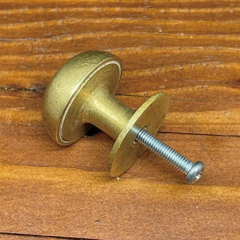 GALLUP(ギャラップ) Brass Products マッシュルーム キャビネット ノブ LARGE 4個セット #Black 7505-65 Brass Products(ブラス・プロダクツ)