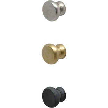 GALLUP(ギャラップ) Brass Productsフラットトップ ドロアー ノブ SMALL 4個セット #Silver 7505-66 - Brass Products(ブラス・プロダクツ)