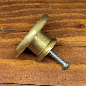 GALLUP(ギャラップ) Brass Productsフラットトップ ドロアー ノブ LARGE 4個セット #Black 7505-68 Brass Products(ブラス・プロダクツ)