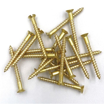 GALLUP(ギャラップ) Brass Products ブラススクリュー フラットヘッド M3×30mm(皿頭)20本パック - Brass Products(ブラス・プロダクツ)