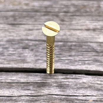 GALLUP(ギャラップ) Brass Products ブラススクリュー フラットヘッド M3×30mm(皿頭)20本パック - Brass Products(ブラス・プロダクツ)