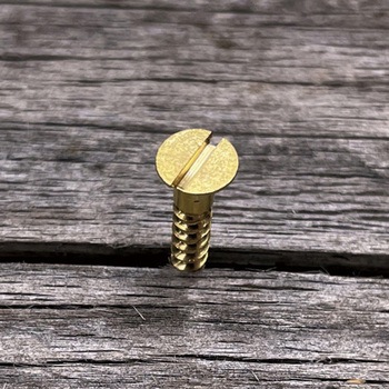 GALLUP(ギャラップ) Brass Products ブラススクリュー フラットヘッド M3.5×16mm(皿頭)20本パック - Brass Products(ブラス・プロダクツ)