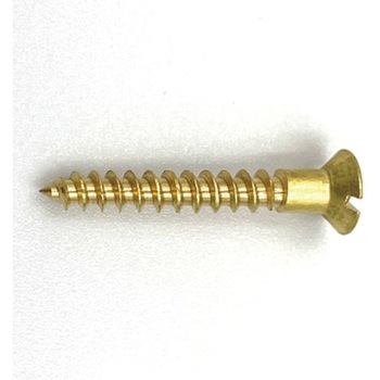 GALLUP(ギャラップ) Brass Products ブラススクリュー フラットヘッド M3.5×25mm(皿頭)20本パック Brass Products(ブラス・プロダクツ)