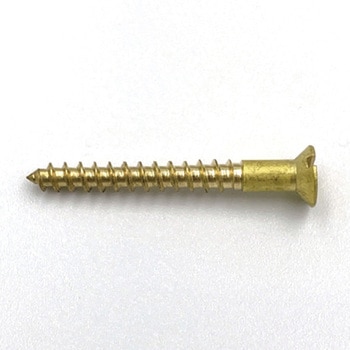 GALLUP(ギャラップ) Brass Products ブラススクリュー フラットヘッド M3.5×30mm(皿頭)20本パック Brass Products(ブラス・プロダクツ)
