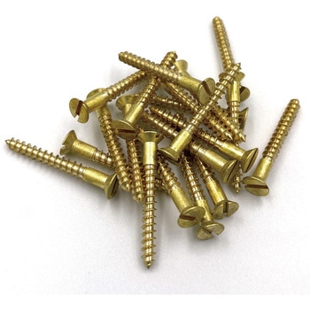 GALLUP(ギャラップ) Brass Products ブラススクリュー フラットヘッド M3.5×30mm(皿頭)20本パック Brass Products(ブラス・プロダクツ)