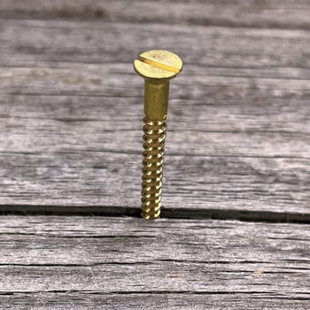 GALLUP(ギャラップ) Brass Products ブラススクリュー フラットヘッド M3.5×30mm(皿頭)20本パック Brass Products(ブラス・プロダクツ)