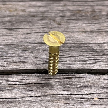 GALLUP(ギャラップ) Brass Products ブラススクリュー フラットヘッド M4×20mm(皿頭)20本パック Brass Products(ブラス・プロダクツ)