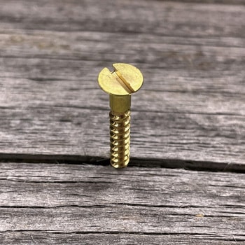 GALLUP(ギャラップ) Brass Products ブラススクリュー フラットヘッド M4×25mm(皿頭)20本パック Brass Products(ブラス・プロダクツ)