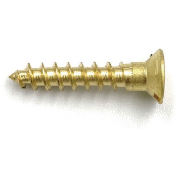 GALLUP(ギャラップ) Brass Products ブラススクリュー フラットヘッド M5×25mm(皿頭)20本パック - Brass Products(ブラス・プロダクツ)