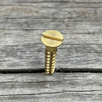 GALLUP(ギャラップ) Brass Products ブラススクリュー フラットヘッド M5×25mm(皿頭)20本パック - Brass Products(ブラス・プロダクツ)