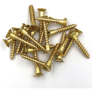 GALLUP(ギャラップ) Brass Products ブラススクリュー フラットヘッド M5×30mm(皿頭)20本パック - Brass Products(ブラス・プロダクツ)