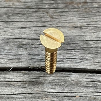 GALLUP(ギャラップ) Brass Products ブラススクリュー フラットヘッド M5×30mm(皿頭)20本パック - Brass Products(ブラス・プロダクツ)