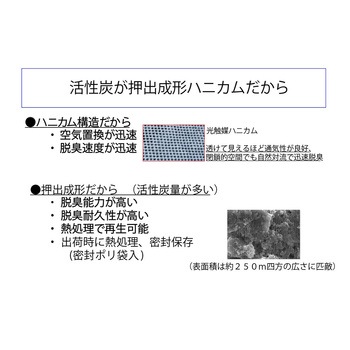 エコ脱臭剤 ハニカム構造 アズワン