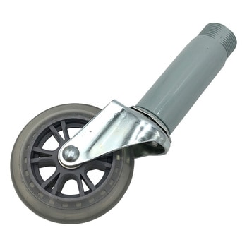 サイレントプラスチックワゴン用静音キャスター アズワン