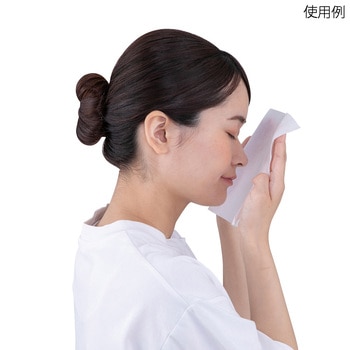 クレンジングタオル フェイスタオル コットン100% アズワン