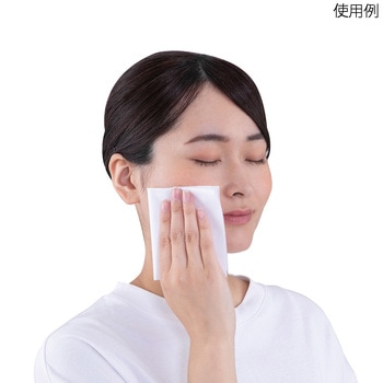 クレンジングタオル フェイスタオル コットン100% アズワン