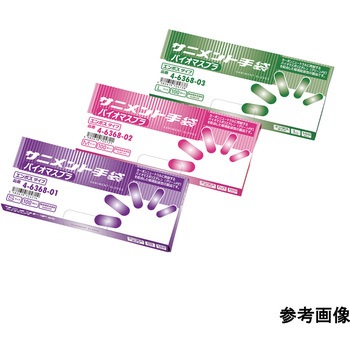 サニメント手袋 バイオマスプラ配合 外エンボス - アズワン