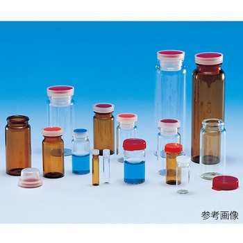 サンプル瓶 無色 差込式ポリ栓 Aタイプ 付 NEG(日電理化硝子)