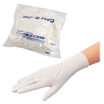 【純水洗浄】クリーンノール ニトリル手袋 ショート パウダーフリー 1箱 50枚/袋×2袋入 アズワン