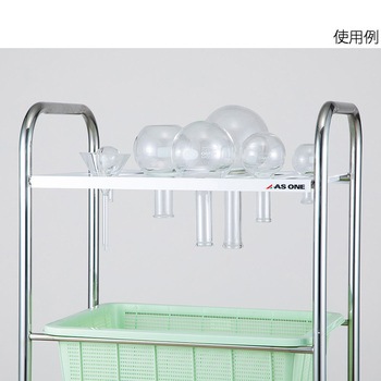 水切りワゴン用逆さ置き棚 アズワン