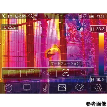 赤外線サーモグラフィー アズワン