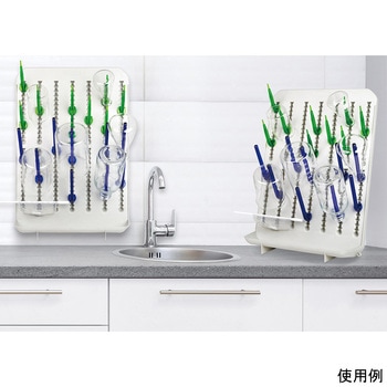 ラボ用2way乾燥ラック 卓上・壁掛け 対応 アズワン