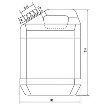 角型瓶 フラット型 未滅菌 アズワン