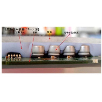 放熱ゴム HDR-M7シリーズ ワイドワーク