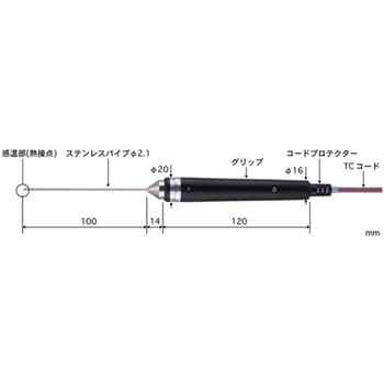 高精度 半固形物・液体一般用温度センサ BSMシリーズ 安立計器