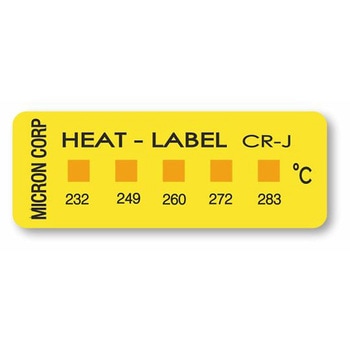 ヒートラベル 不可逆性 5点表示 ミクロン