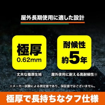 耐水シートUV #7000(メタリックシルバー) TRUSCO