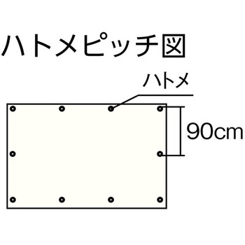 耐水シートUV #7000(ODグリーン/ブラック) TRUSCO