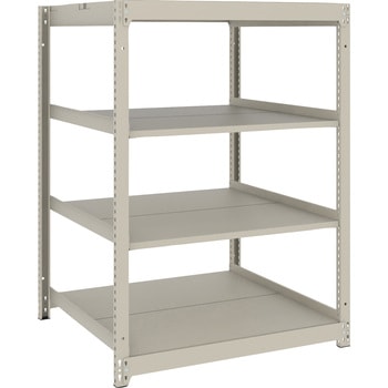 薄型ラックUL型軽量ボルトレス棚 高さ1200mm 単体型 TRUSCO