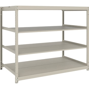 薄型ラックUL型軽量ボルトレス棚 高さ1200mm 単体型 TRUSCO