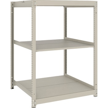 薄型ラックUL型軽量ボルトレス棚 高さ1500mm 単体型 TRUSCO