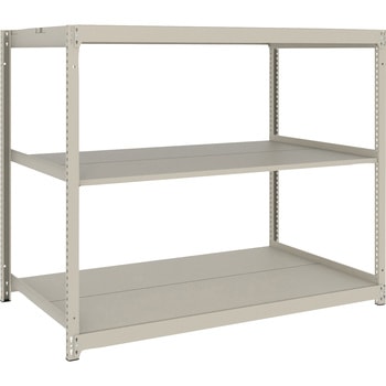 薄型ラックUL型軽量ボルトレス棚 高さ1500mm 単体型 TRUSCO